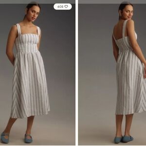 Reformation Tagliatelle Linen Dress